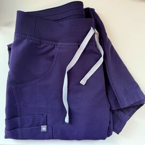Figs Purple Jam Scrub Pants- Kade Cargo - XS - Petite, Women’s